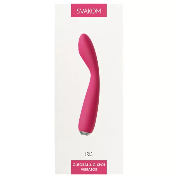 Svakom Iris - вибратор за G-точка - акумулаторен, водоустойчив - червен