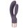 You2Toys Elegant Double - акумулаторен вибратор с клиторна стимулираща ръка (лилав)