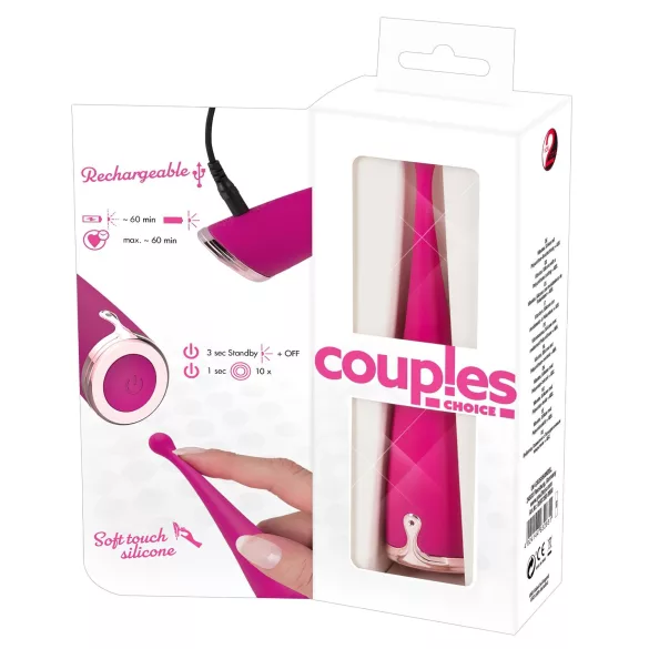 Couples Choice - вибратор за клитор с акумулатор - розов