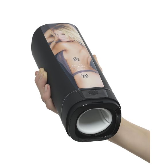 Kiiroo Onyx+ Jessica Drake - интерактивен мастурбатор - черен