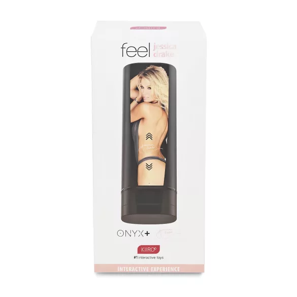 Kiiroo Onyx+ Jessica Drake - интерактивен мастурбатор - черен