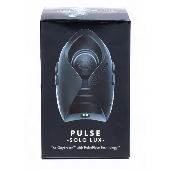 Hot Octopuss Pulse Solo Lux - мъжки мастурбатор с дистанционно - черен