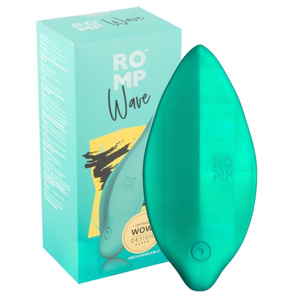ROMP Wave - зелено, водоустойчиво клитор стимулаторче с батерия