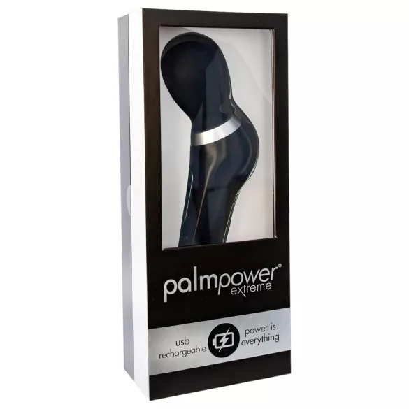 PalmPower Extreme Wand - вибриращ масажор с акумулатор - черен