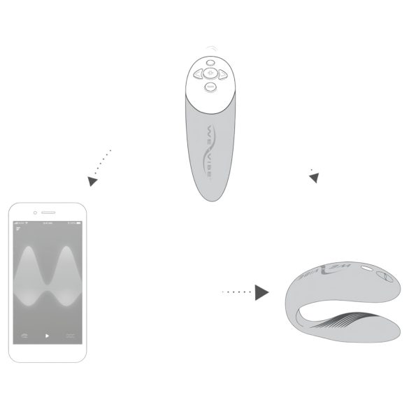 We-Vibe Chorus - акумулаторен умен вибратор за двойки (розов)