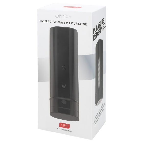 Kiiroo Onyx+ - интерактивен мастурбатор (черен)