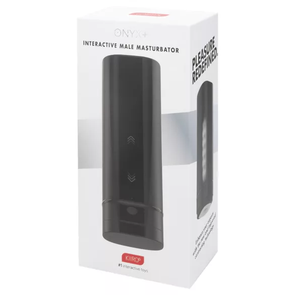 Kiiroo Onyx+ - интерактивен мастурбатор - черен