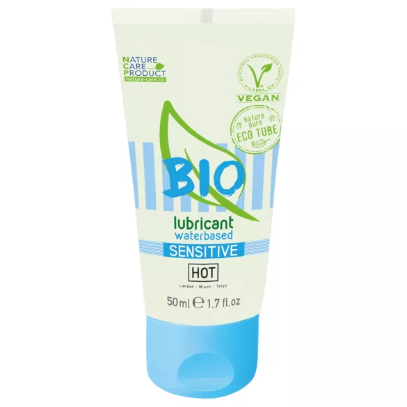 HOT Bio Sensitive - воднa основа лубрикант - веган - 50ml