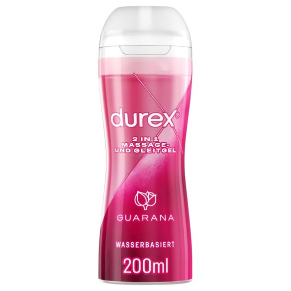 Durex - масажно олио 2 в 1 - гуарана - 200 мл