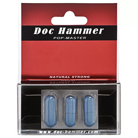 Doc Hammer - хранителна добавка капсули - за мъже и жени - 3 броя
