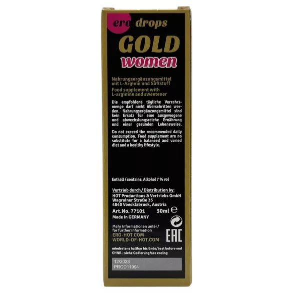 HOT Spanish Fly Gold Woman - афродизиак за жени (30 мл)