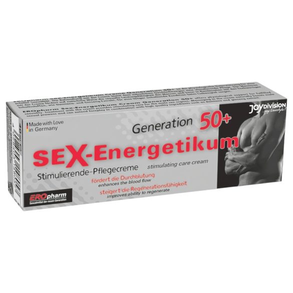 Sex Energetic 50+ - крем за уголемяване на пенис - 40 мл