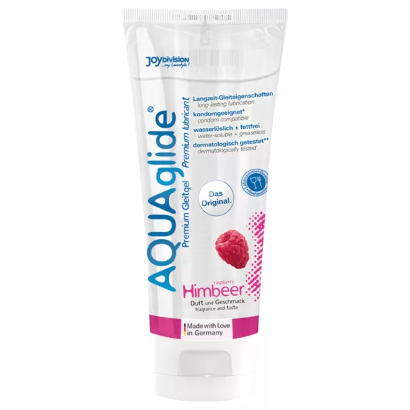 AQUAglide - лубрикант на водна основа - малина - 100ml