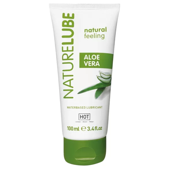 HOT NatureLube Aloe Vera - водна основа лубрикант - 100 мл