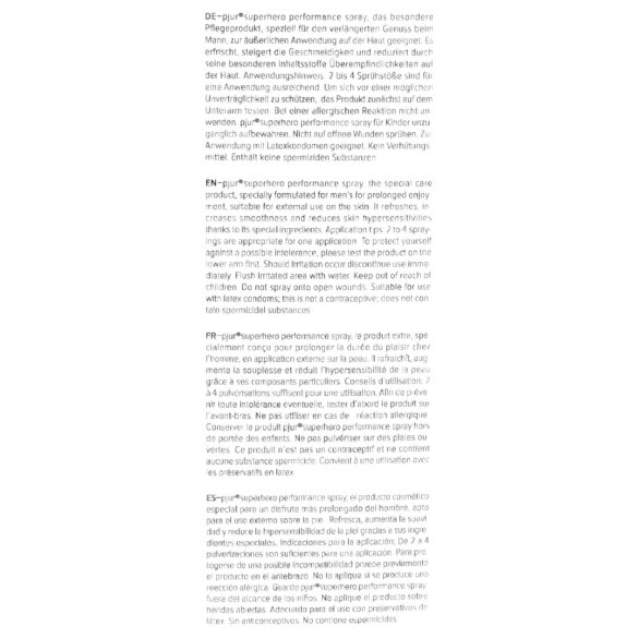 Пюр Супергерой контрол на оргазма (20ml)