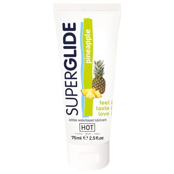 HOT Superglide Ананас - ядлив лубрикант (75 мл)