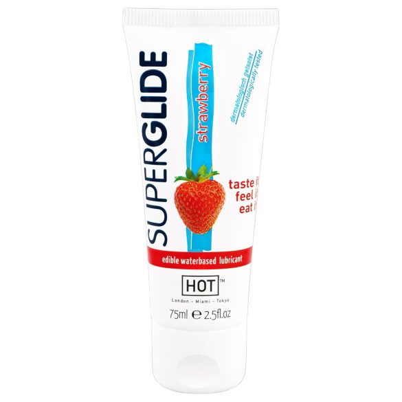 HOT Superglide Ягода - ядлив лубрикант (75 ml)