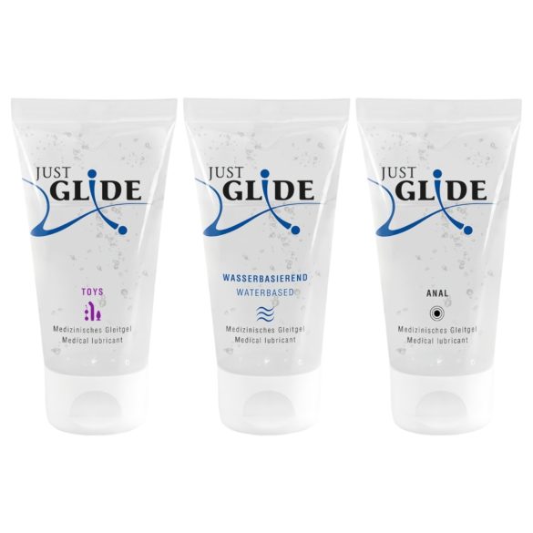 Комплект интимни лубриканти Just Glide (3x50ml)