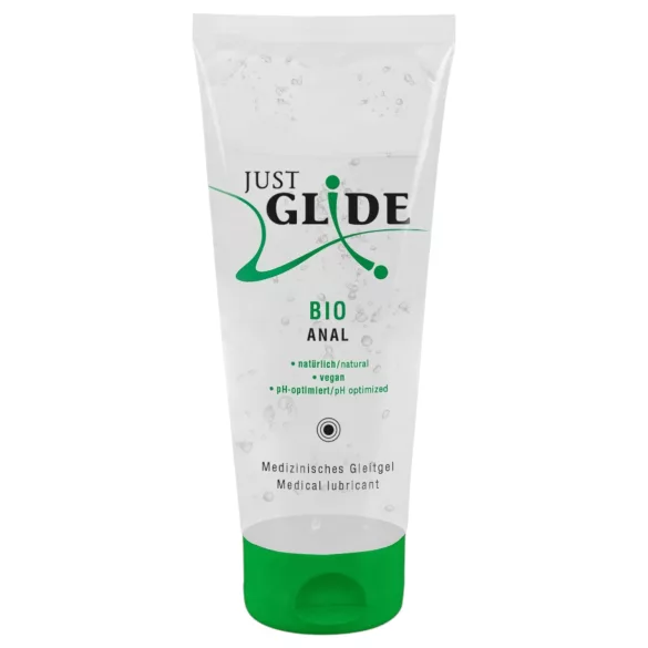 Just Glide - анален лубрикант на водна основа - веган - 200 мл