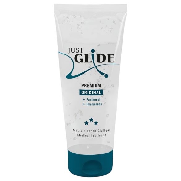 Just Glide Premium Original - веган, лубрикант на водна основа (200ml)