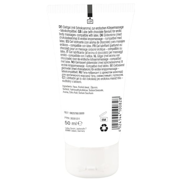 Lick it! - ядлив лубрикант 2в1 - бял шоколад - 50 мл