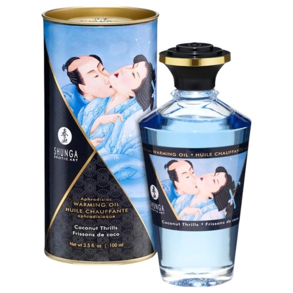 Шунга - загряващо масажно олио - кокос (100ml)