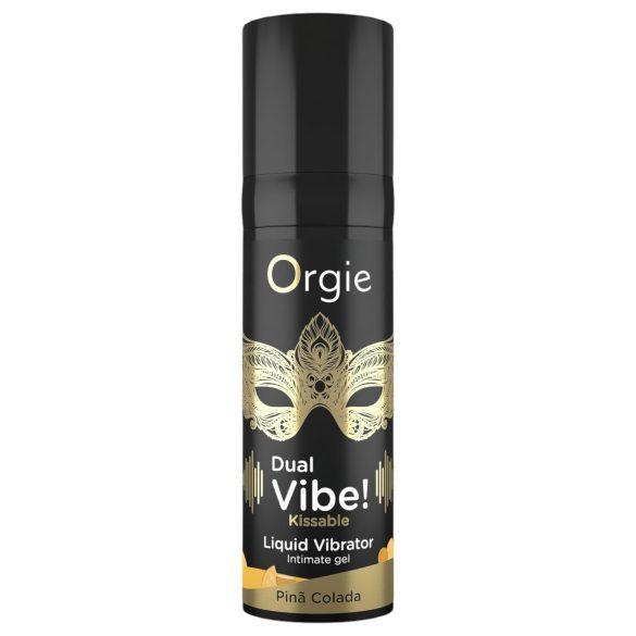 Orgie Dual Vibe! - течен вибратор - Пина Колада (15 мл)