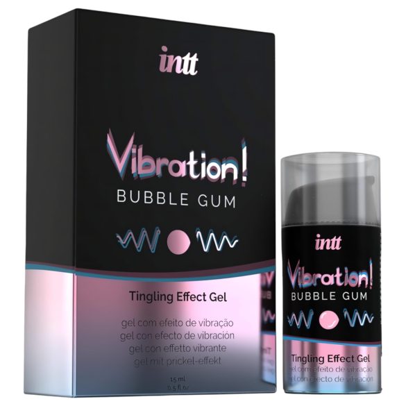 Intt Vibration! - течен вибратор - дъвка (15ml)