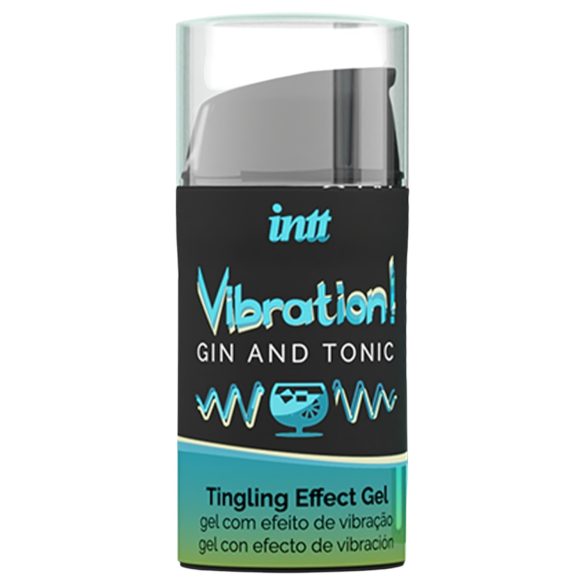 Инт Вибрация! - течен вибратор - Джин Тоник (15ml)