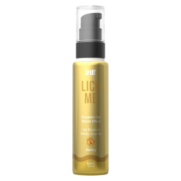 Intt Lick Me - Загряващ гел лубрикант - мед (50ml)