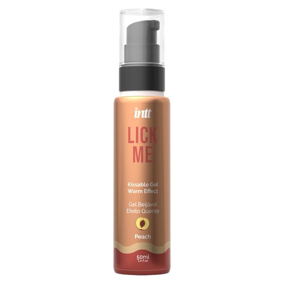 Intt Lick Me - затоплящ лубрикант гел с праскова (50ml)