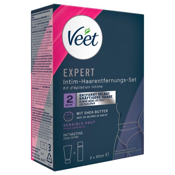 Veet - крем за интимна депилация и хидратираща пяна за жени (2*50 ml)