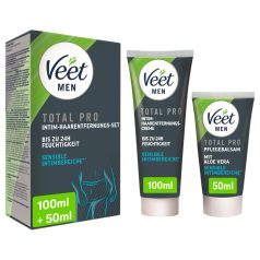   Veet - интимен крем за обезкосмяване и балсам за мъже (100 мл + 50 мл)