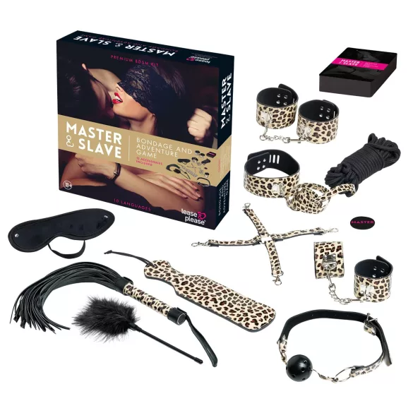 tease & please - Master & Slave - премиум BDSM приключенски комплект за двойки (13 части)