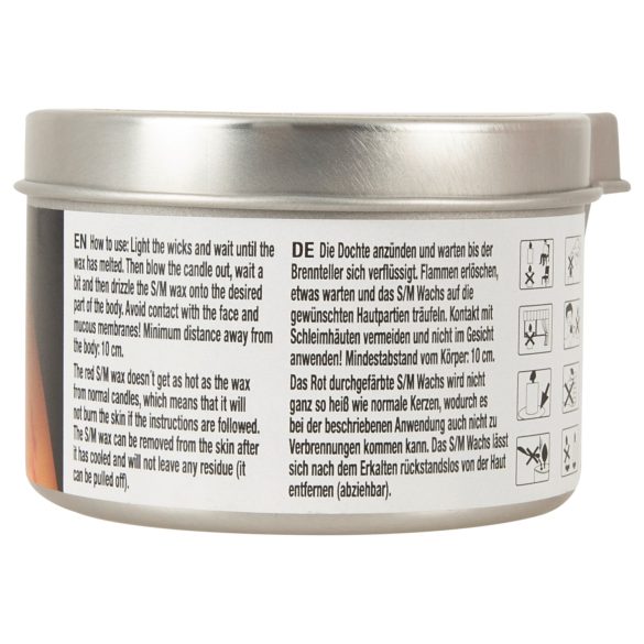 BDSM - парафинова масажна свещ за тяло - висока температура - 100ml