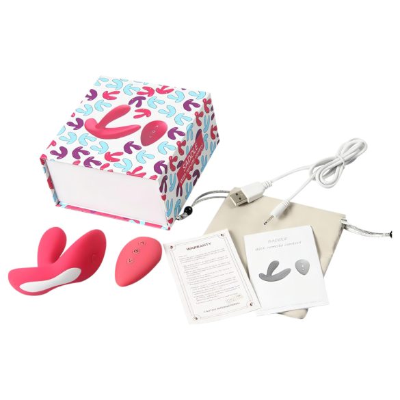 Cotoxo Saddle - дистанционно вибриращ масажор за простата (червен)