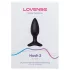 Lovense Hush 2 S - Анален вибратор с управление чрез приложение (38 мм, черен)