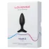 Lovense Hush 2 S - Анален вибратор с управление чрез приложение (38 мм, черен)