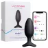 Lovense Hush 2 M - Анален вибратор с управление чрез приложение (45 мм, черен)