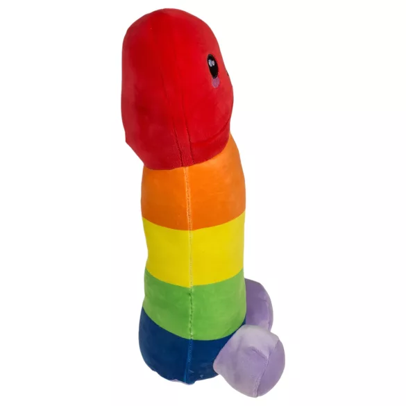 Плюшен пенис - 30 cm - дъга