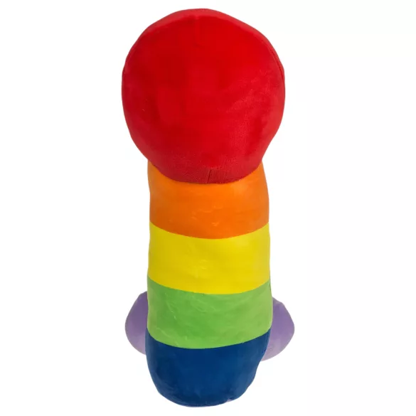 Плюшен пенис - 30 cm - дъга