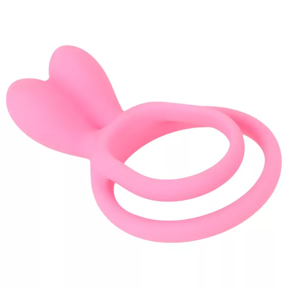 Pulselock Cocktura - заешки двоен пръстен за пенис (розов)