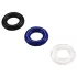 Pulselock Cirkl - комплект от TPE пръстени за пенис, 3 бр. (смесени цветове)