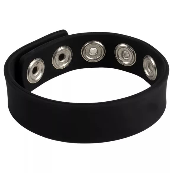 Pulselock Forge - регулируем силиконов пенис ринг с копче (черен) - 228 мм