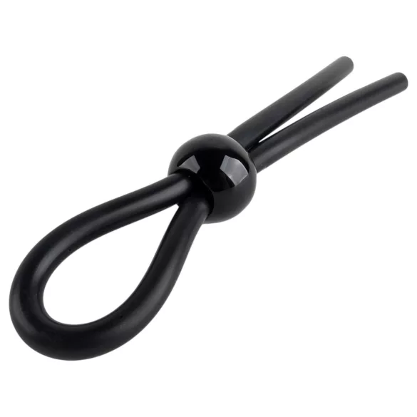 Pulselock Forge - регулируем силиконов пенис ринг с ласо (черен)