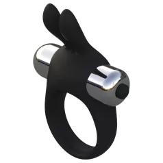   Pulselock Vantr - вибриращ пенис пръстен с ушички (черен) - 30 мм