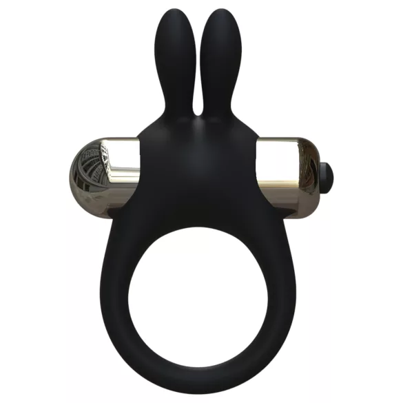 Pulselock Vantr - вибриращ пенис пръстен с ушички (черен) - 30 мм