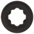 Pulselock Cocktura - силиконов пенисен пръстен на точки (черен) - 27 mm