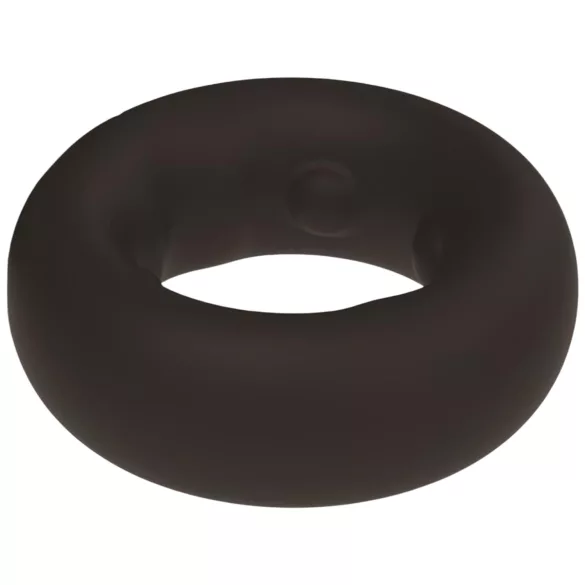 Pulselock Cocktura - силиконов пенисен пръстен на точки (черен) - 27 mm