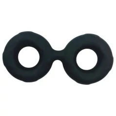   Pulselock Taur - двоен пръстен за пенис и тестиси (черен) - 25 мм